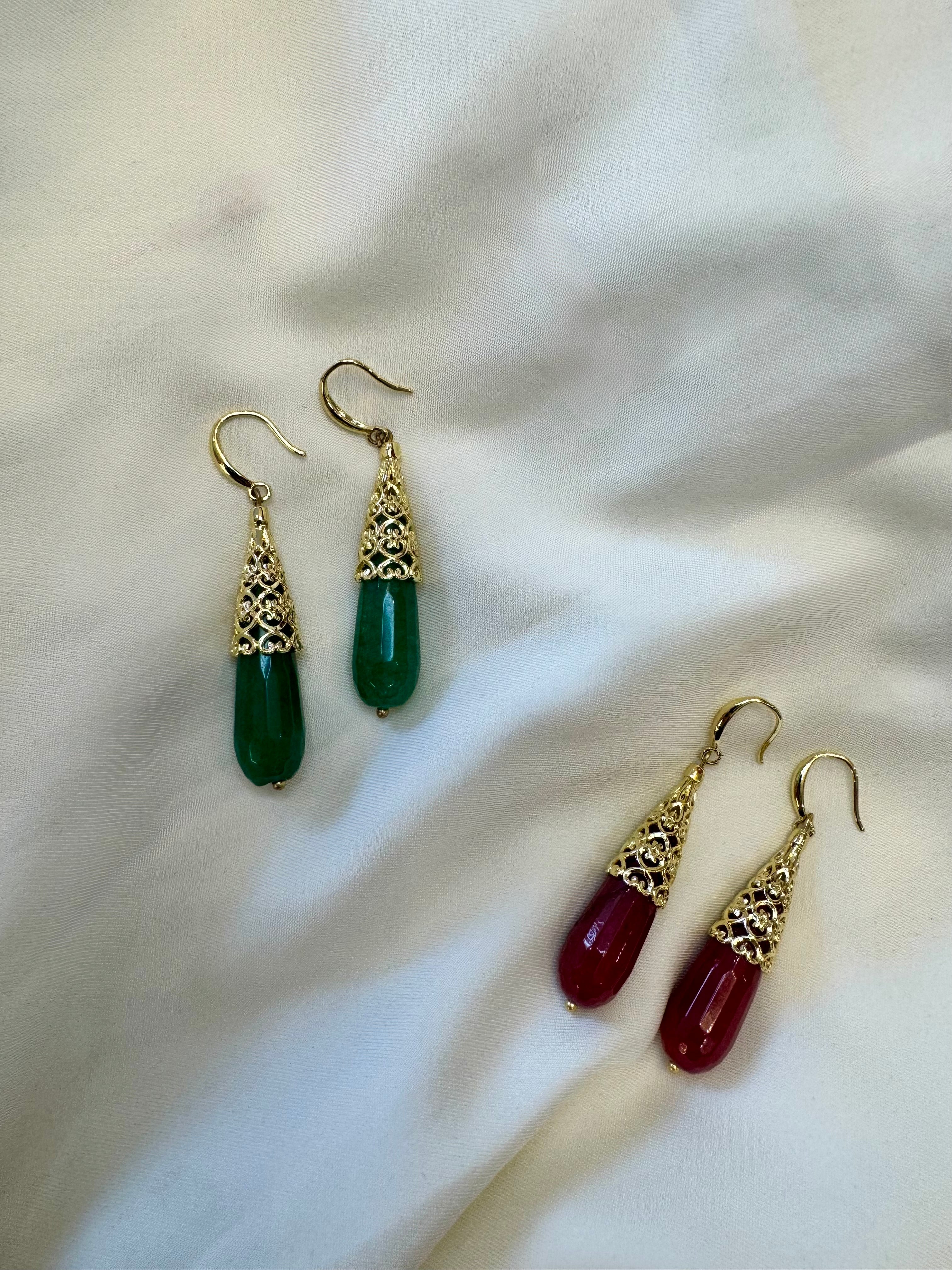 Boucles d’oreilles gouttes