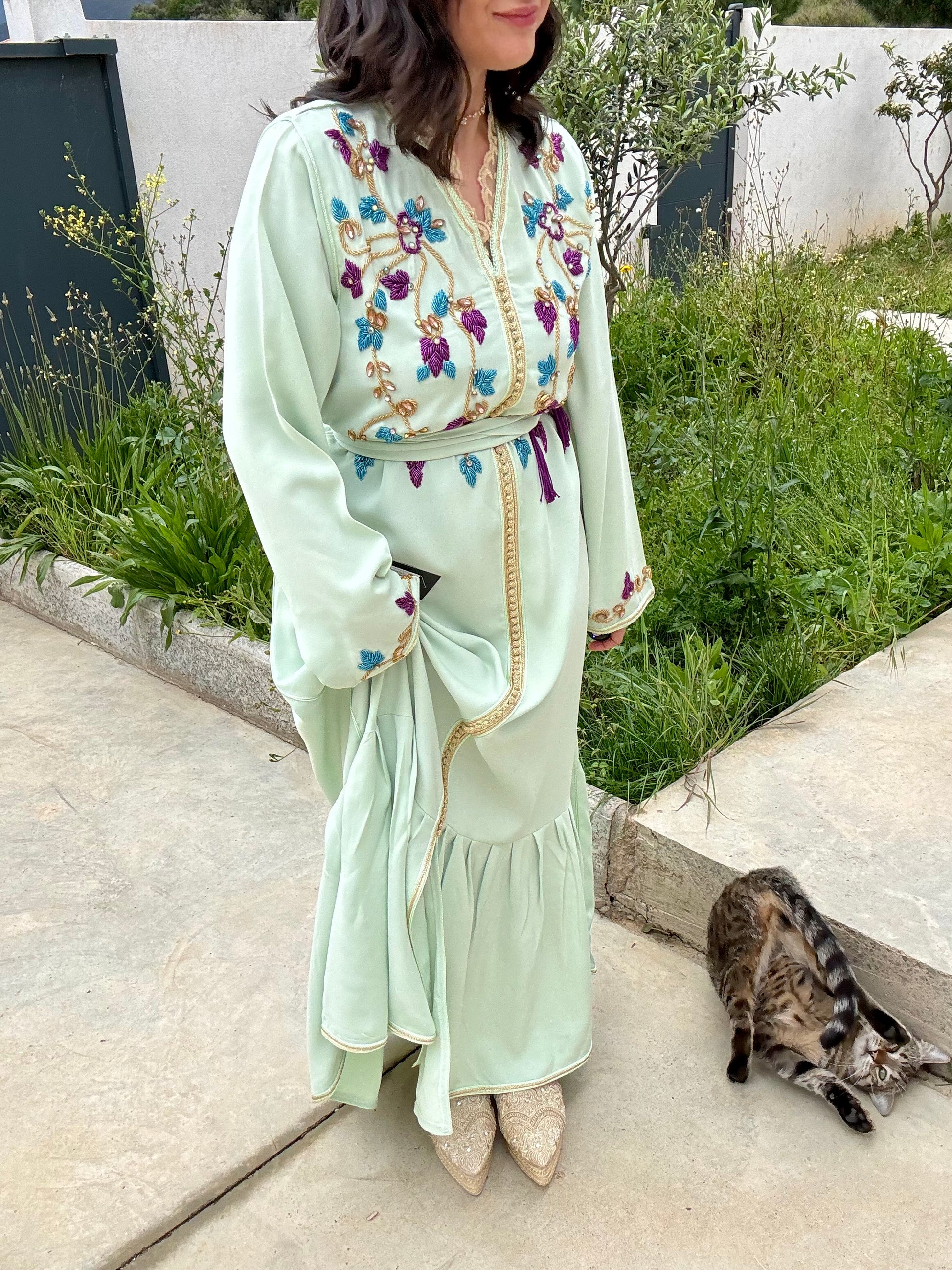 Caftan perlé
