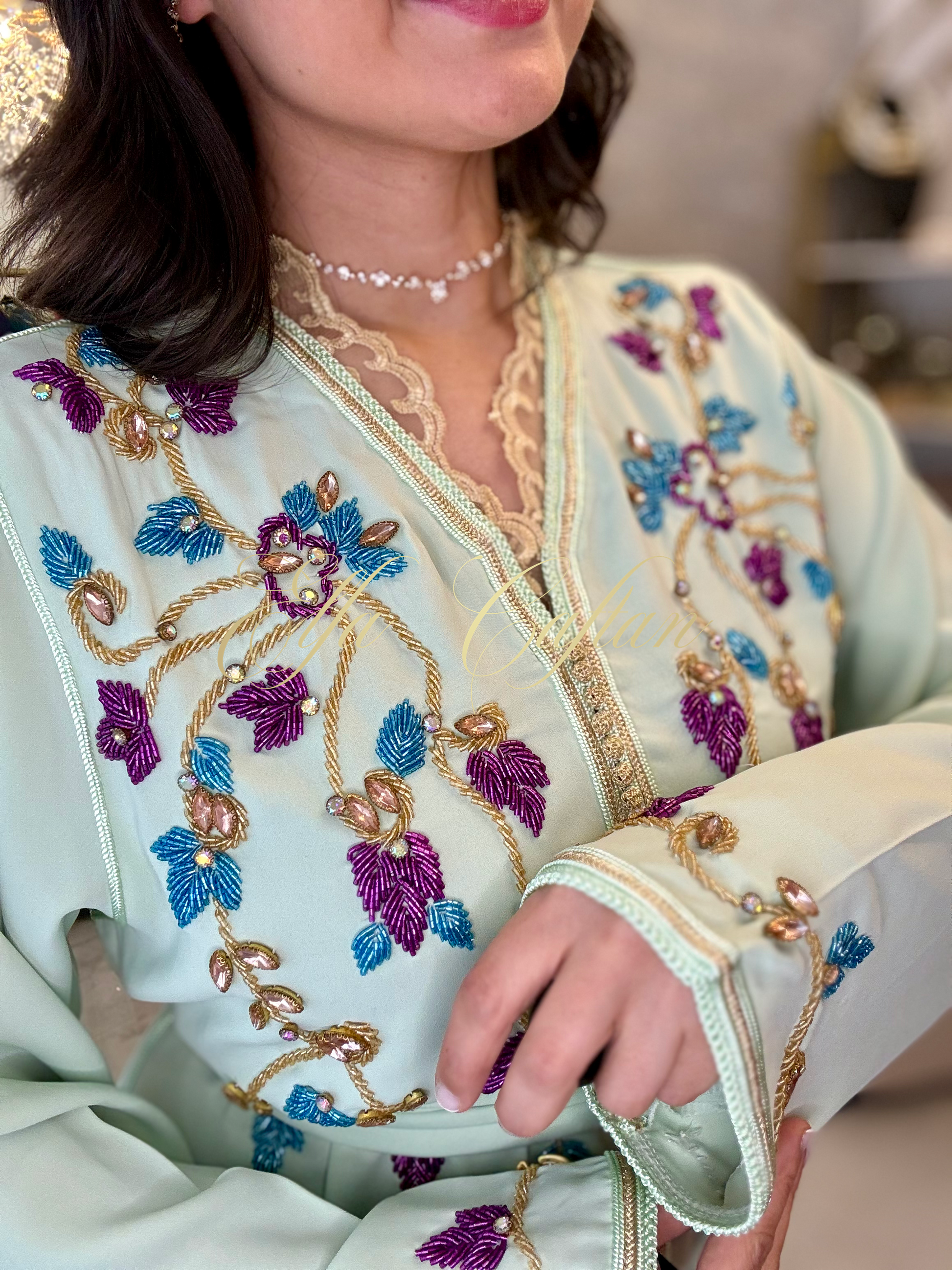 Caftan perlé