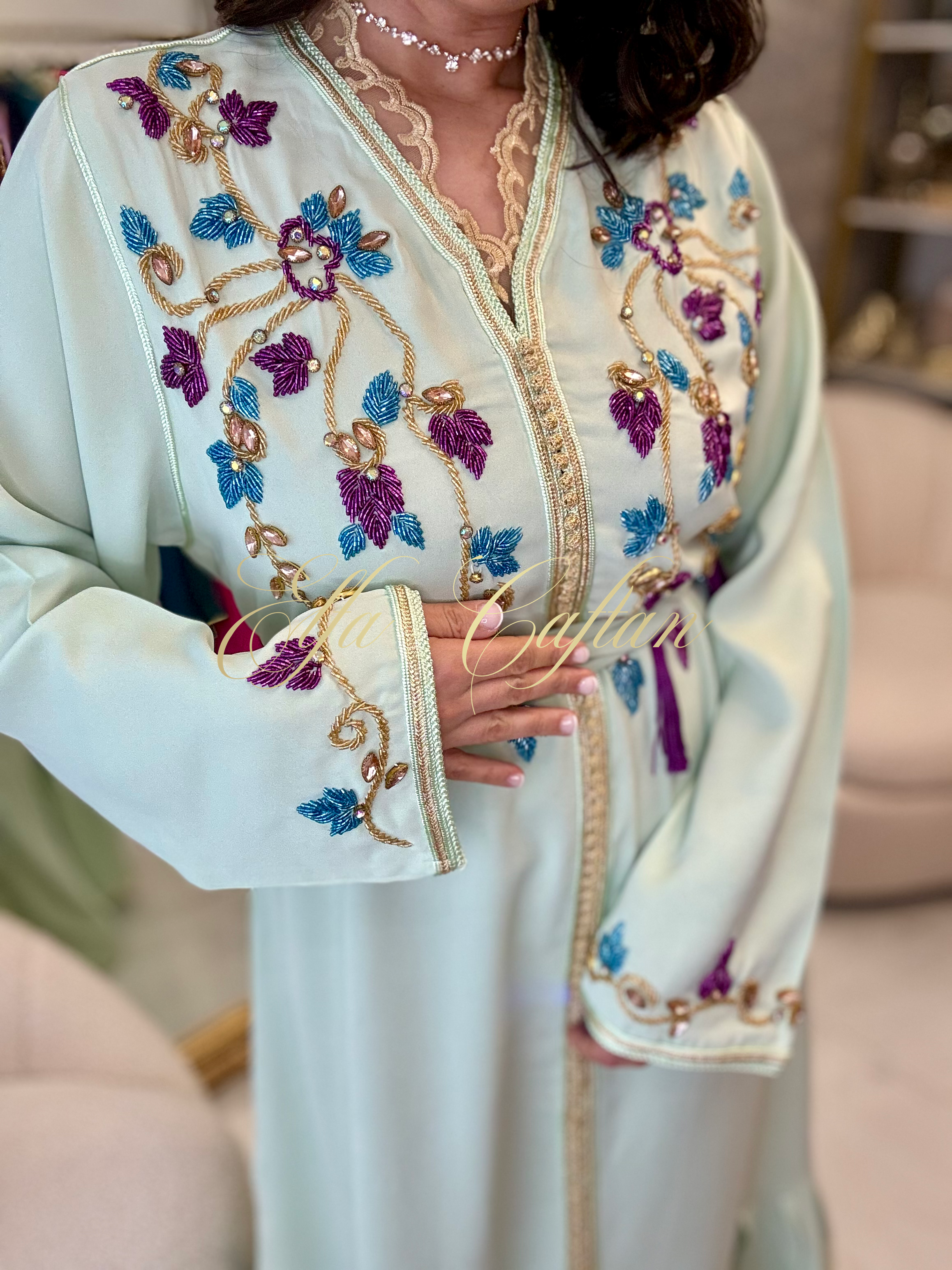 Caftan perlé