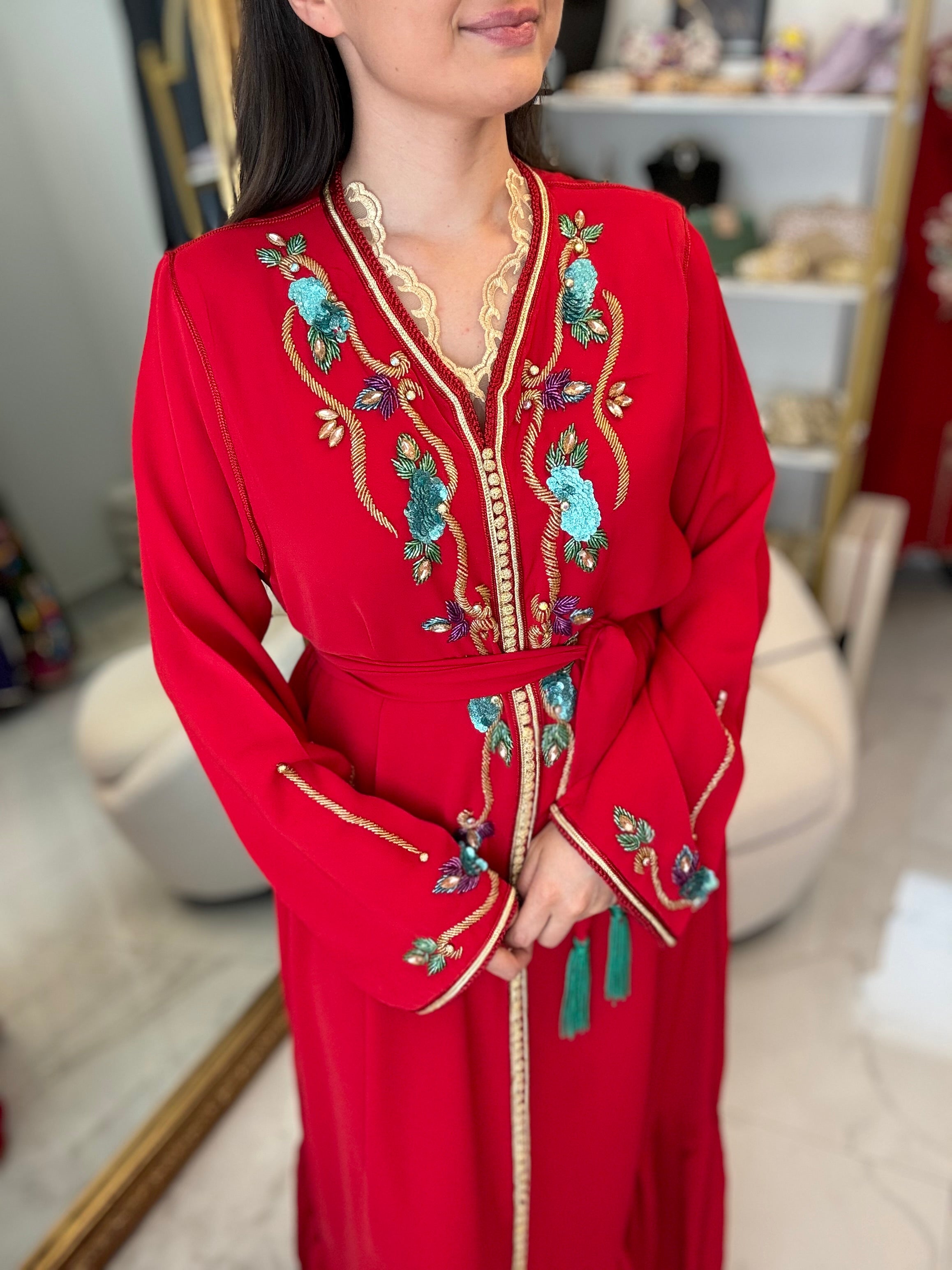 Caftan perlé