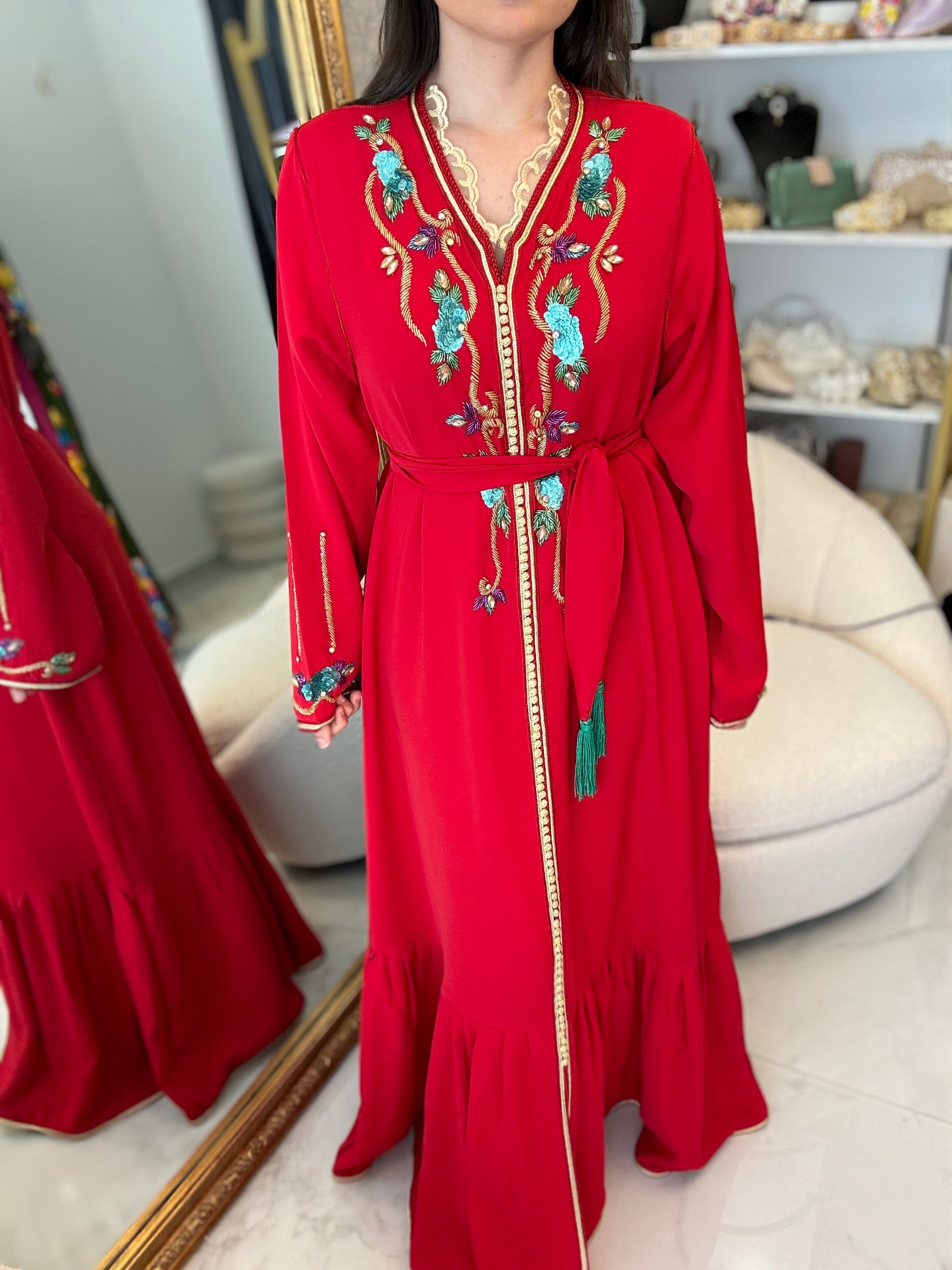 Caftan perlé