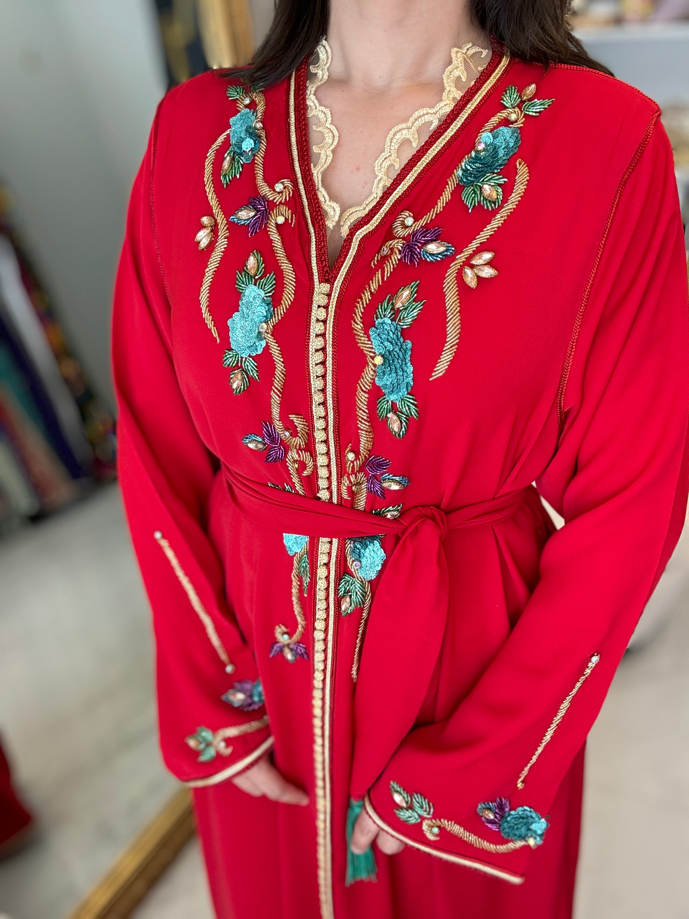 Caftan perlé