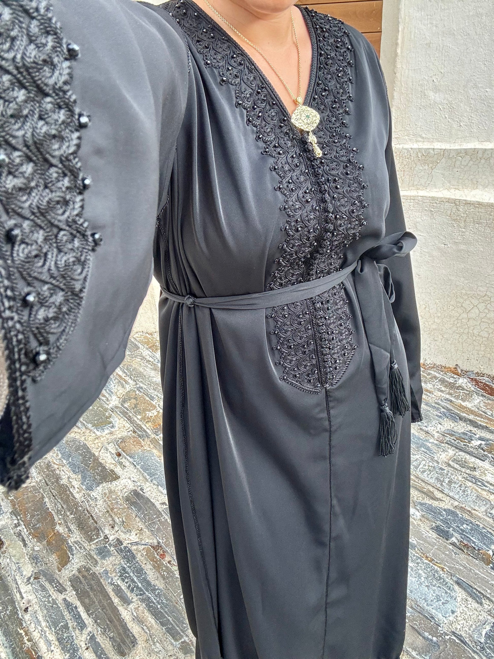 Caftan satinée