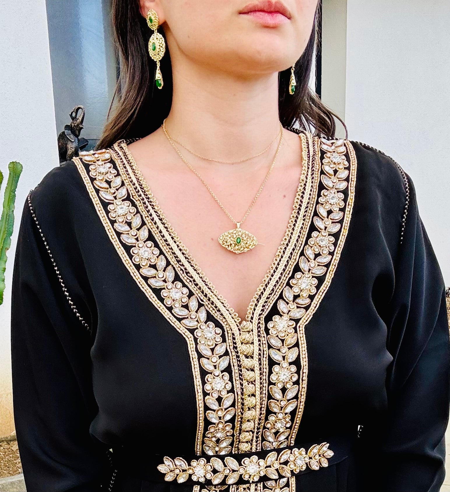 Caftan perlé