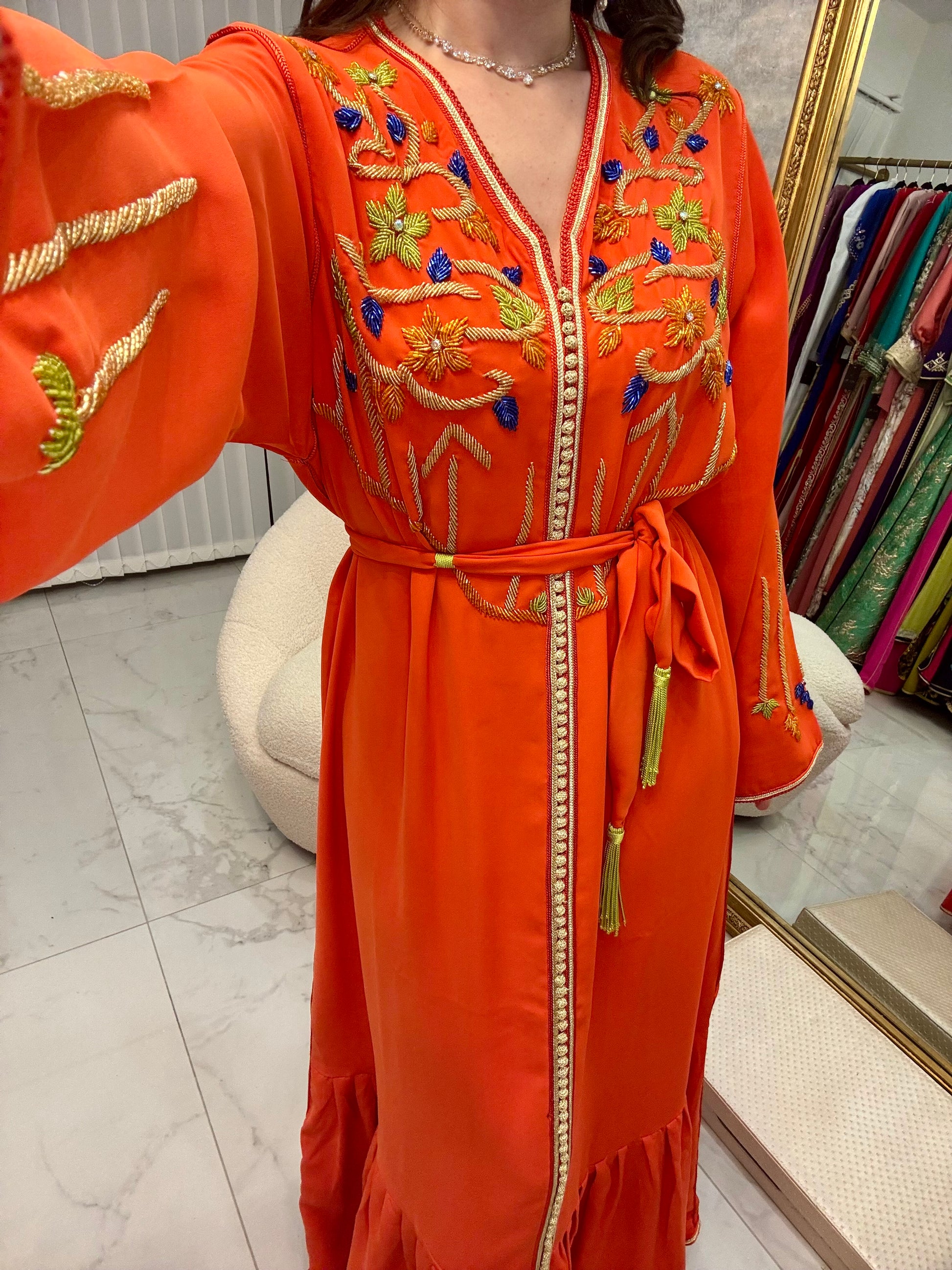 Caftan perlé